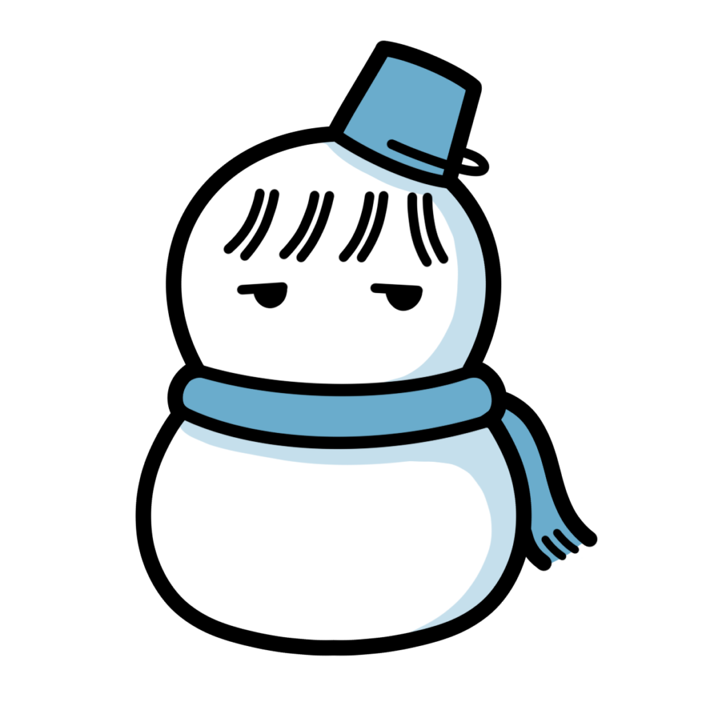 雪だるまはんぺんくん